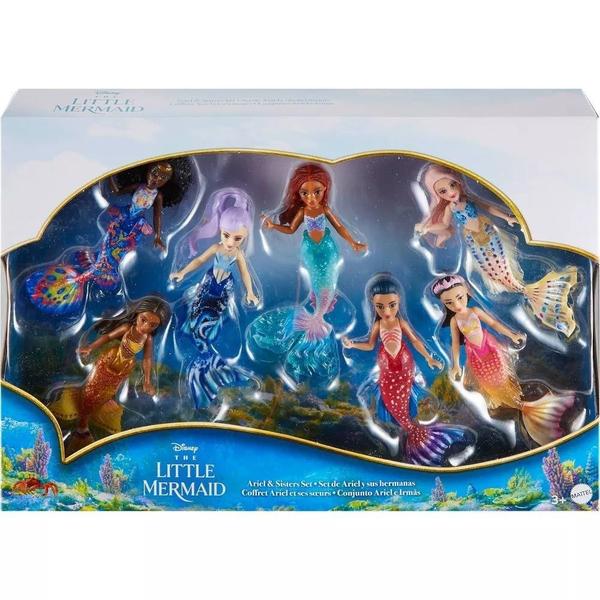 Imagem de Mattel Disney A Pequena Sereia Ariel e Irmãs Pequenas D