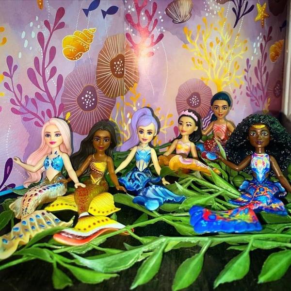 Imagem de Mattel Disney A Pequena Sereia Ariel e Irmãs Pequenas D