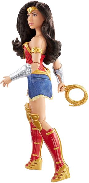 Imagem de Mattel Mulher Maravilha 1984 Wonder Woman Doll (~12-in) Vestindo moda e acessórios de super-herói, com laço, para crianças de 6 anos e up