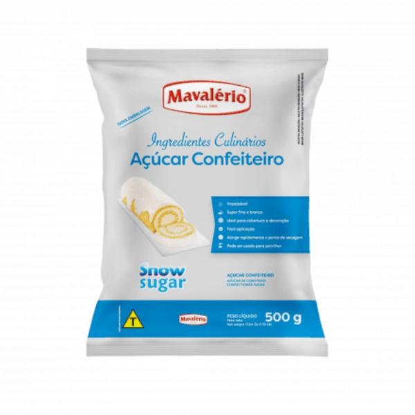 Mavalerio Açúcar De Confeiteiro 500 Grs Imagem de Mavalerio Açúcar De Confeiteiro 500 Grs