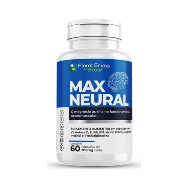 Imagem de Max Neural Magnésio + Vitaminas 60 Caps Floral Ervas