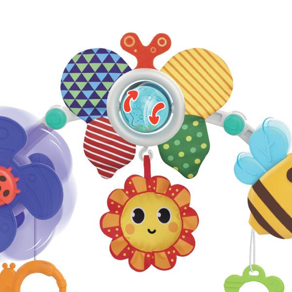 Maxi Baby Móbile Arco com Chocalho Interativo Spring Carrinho e Berço Bebê Conforto Colorido Imagem de Maxi Baby Móbile Arco com Chocalho Interativo Spring Carrinho e Berço Bebê Conforto Colorido