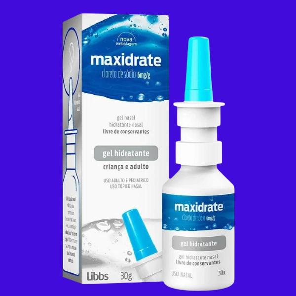 Maxidrate 6mg/g Gel Hidratante Nasal 30g - Libbs - Gel para Sexo