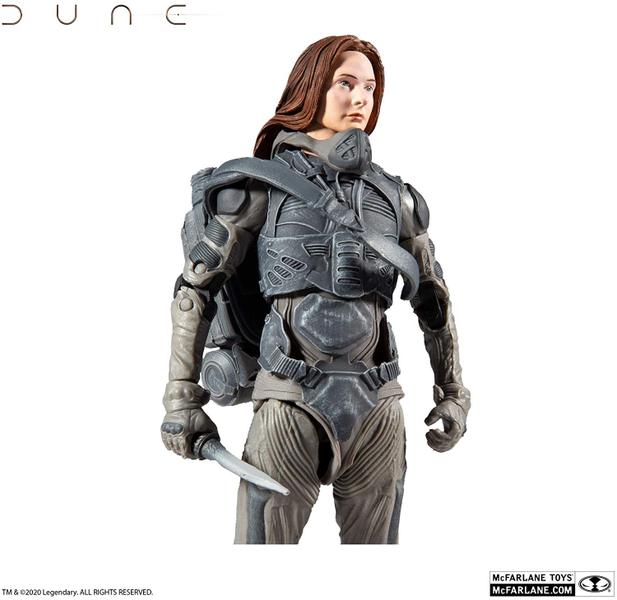 Imagem de McFarlane Toys Dune Lady Jessica 7 polegadas Action Figure com Build-A Glossu 'Beast' Rabban Figure Parts, Multicolor