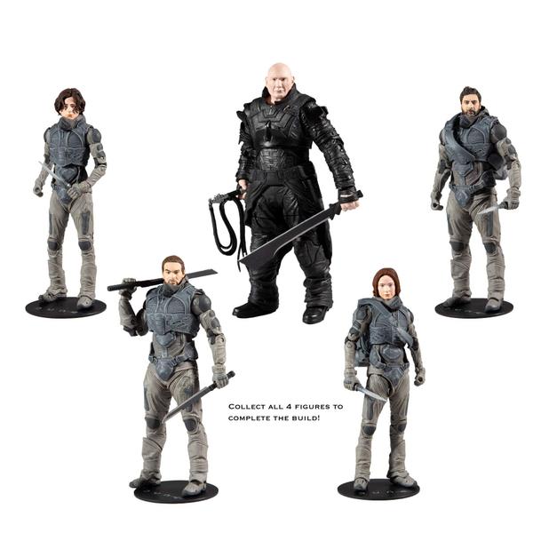 Imagem de McFarlane Toys Dune Stilgar 7 polegadas Action Figure com Build-A Glossu 'Beast' Rabban Figure Parts, Multicolor