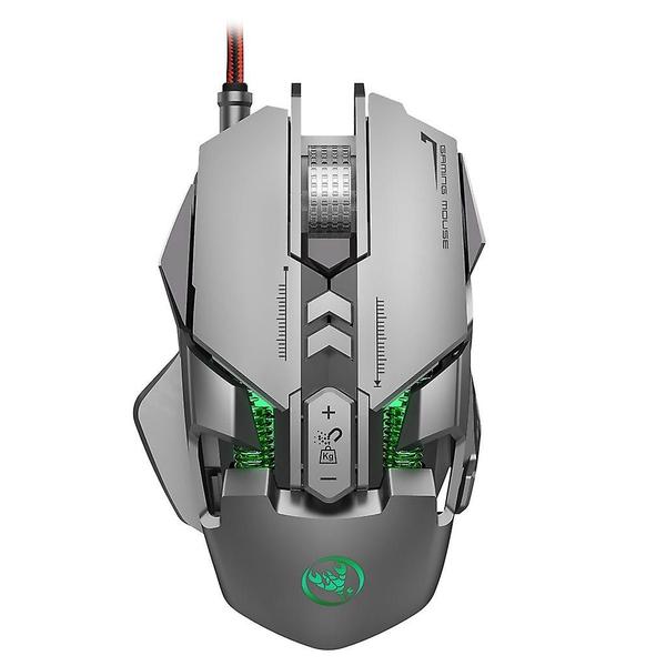 Mecânico Definir O Jogo Usb Com Fio 6400dpi Ajustável Gaming Mouse Ratos Para Pc - HUOGUO Imagem de Mecânico Definir O Jogo Usb Com Fio 6400dpi Ajustável Gaming Mouse Ratos Para Pc