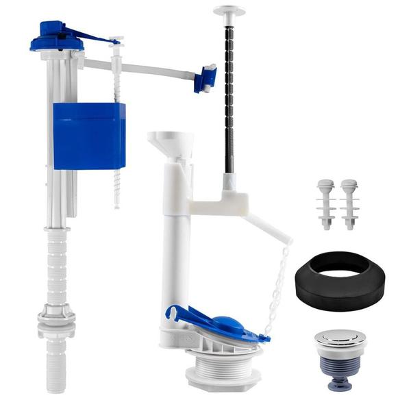 Mecanismo Completo Universal com Entrada Hidráulica e Acionamento Superior Branco e Azul - Astra Imagem de Mecanismo Completo Universal com Entrada Hidráulica e Acionamento Superior Branco e Azul