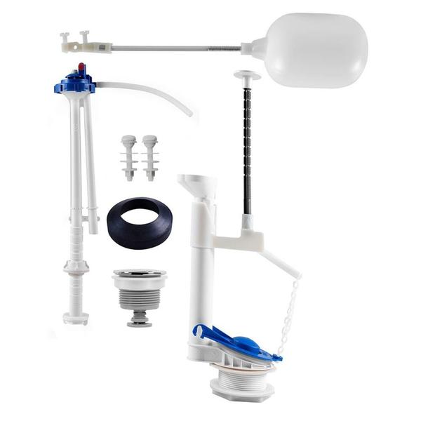Mecanismo Completo Universal Simples com Acionamento Superior Branco e Azul - Astra Imagem de Mecanismo Completo Universal Simples com Acionamento Superior Branco e Azul