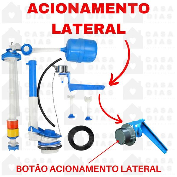 Imagem de Mecanismo Entrada E Saída Caixa Acoplada Acionamento Lateral