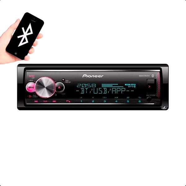 Imagem de Media Receiver Pioneer MVH-X7000BR Som Automotivo Bluetooth