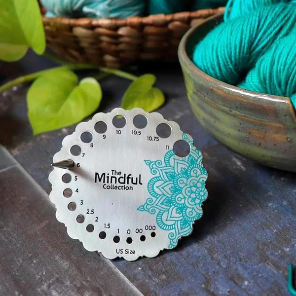 Imagem de Medidor De Agulhas Em Metal Knitpro Mindful