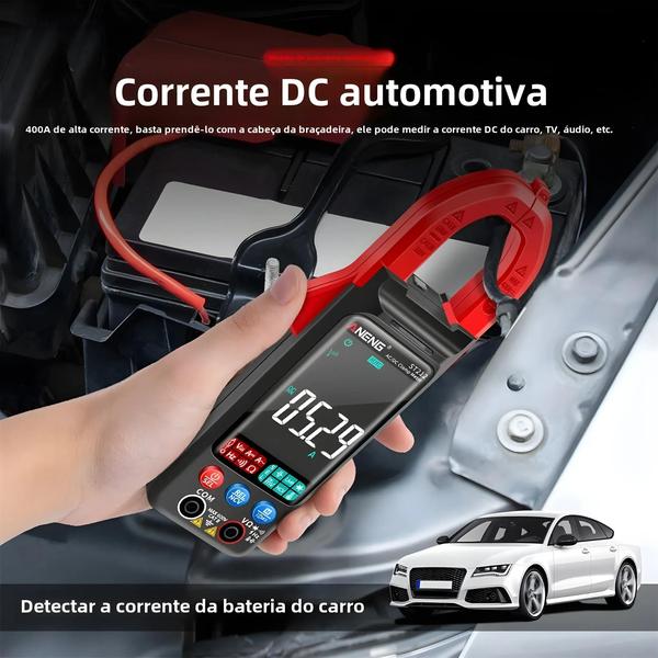 Medidor de Braçadeira Digital Aneng ST212 - Testador de Tensão e Corrente AC/DC com Tela Grande Imagem de Medidor de Braçadeira Digital Aneng ST212 - Testador de Tensão e Corrente AC/DC com Tela Grande