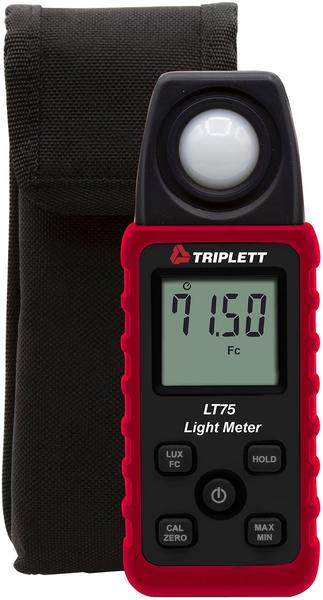 Imagem de Medidor de luz Triplett LT75 Digital até 400.000 Lux