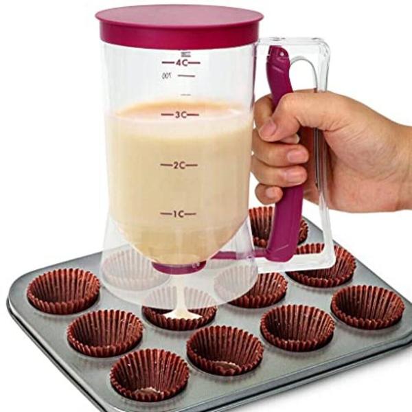 Imagem de Medidor de massa dosador bolo panqueca cupcake dispensador maquina crepe profissional