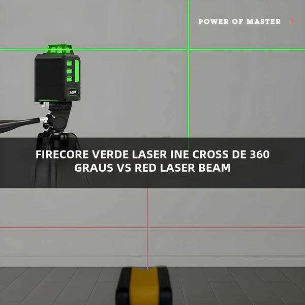 Imagem de Medidor de Nível a Laser Cruz Verde 360° Hilda - Ferramenta de Construção Automática