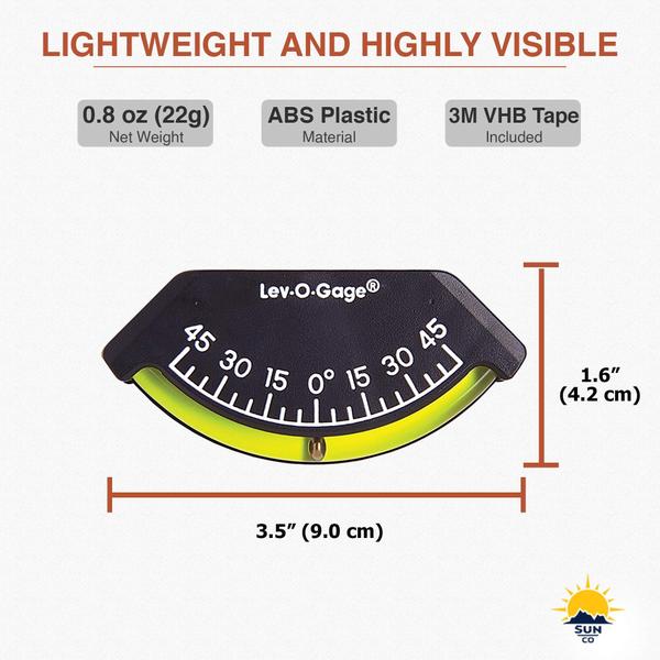 Imagem de Medidor de nível Lev-o-Gage Inclinômetro Sun Company 201-F