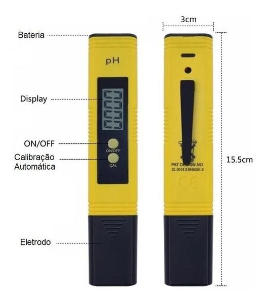 Imagem de Medidor De Ph Agua Piscina Com Calibração Automática