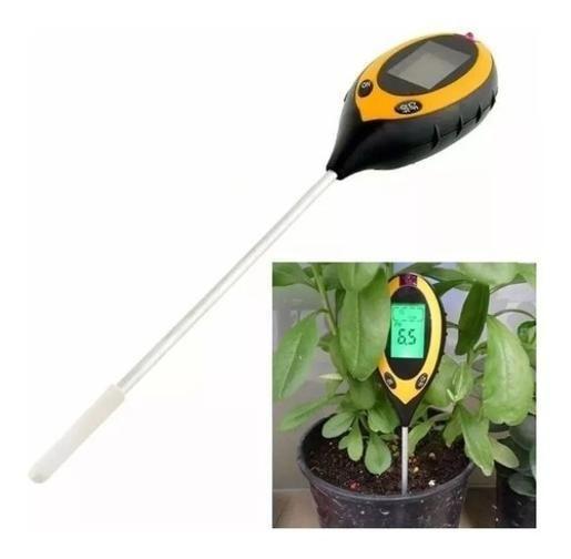 Medidor Digital Ph 4X1 Solo Plantas Umidade Termômetro H3590 - Geral Imagem de Medidor Digital Ph 4X1 Solo Plantas Umidade Termômetro H3590