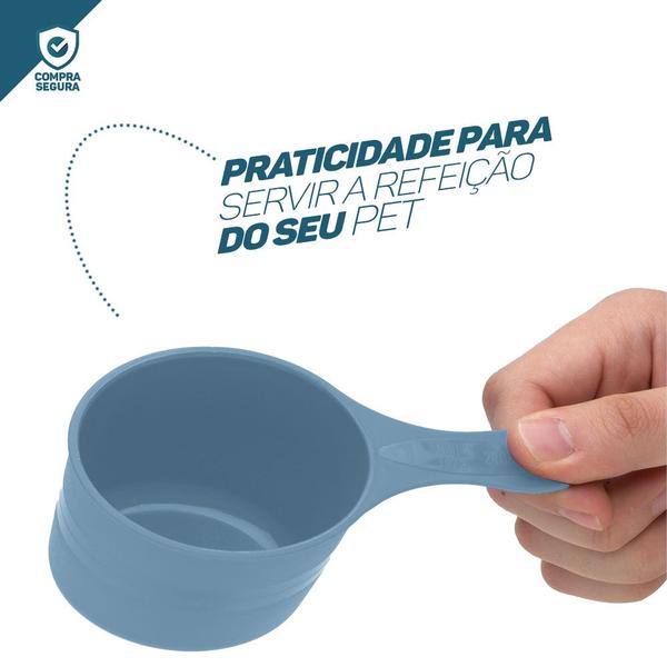 Medidor Dosador Para Ração 250ml Sanremo Cachorro Gato Prático Imagem de Medidor Dosador Para Ração 250ml Sanremo Cachorro Gato Prático