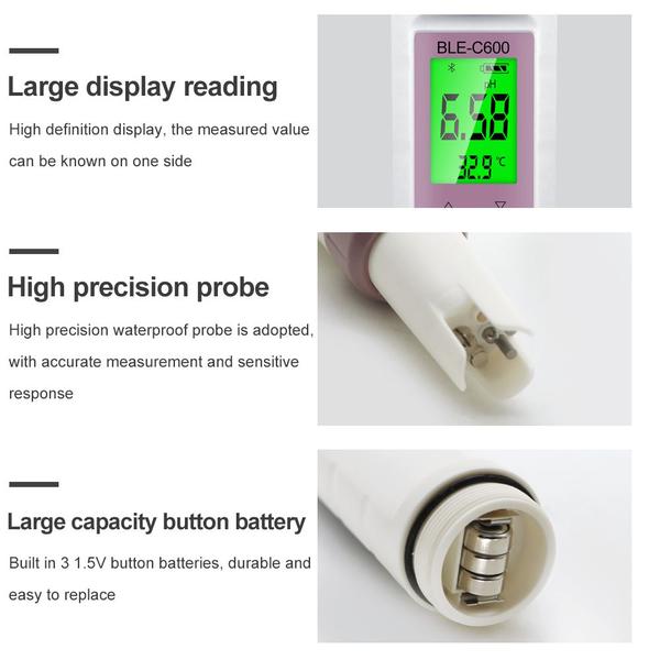 Imagem de Medidor Salinidade, Água, Aquários, Piscina Temp. TDS EC PPM