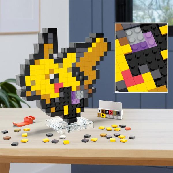 Imagem de MEGA Blocos de montar Pokémon Pikachu Pixel Art 400 Peças