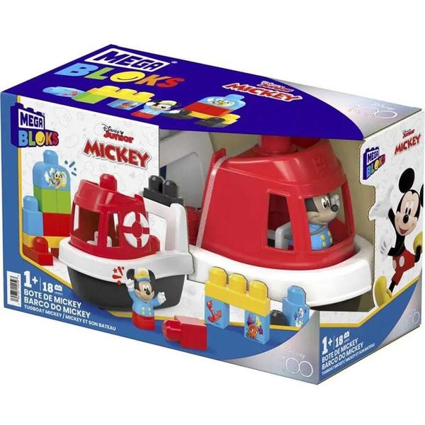 Imagem de Mega Bloks Disney Jogo Construção Barco do Mickey - Mattel