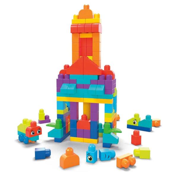 Imagem de Mega Bloks Jumbo Sacola Grande de Construção 150 Peças - Mattel