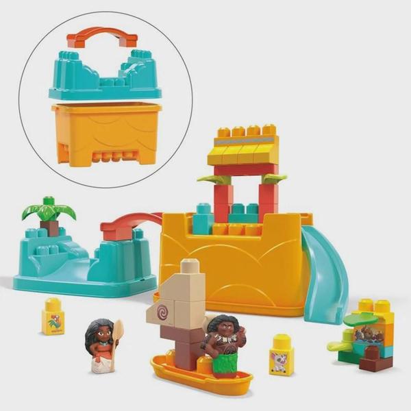 Imagem de Mega Bloks Mattel Moana e Maui Aventuras na Ilha HHN03 37pcs