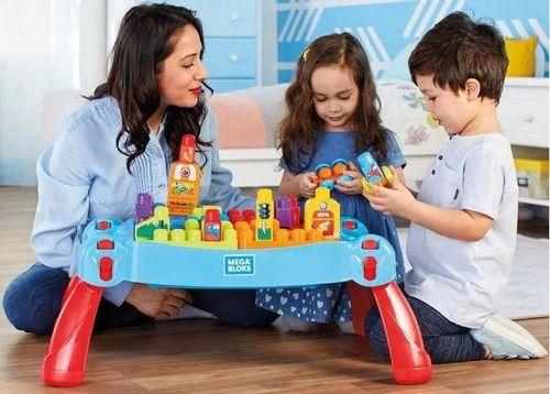 Imagem de Mega Bloks Mesinha Infantil Portátil De Construção - Mattel