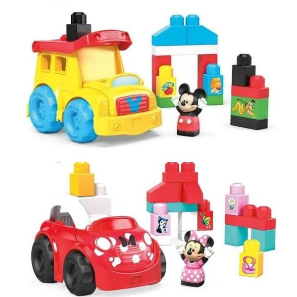 Imagem de Mega Bloks Ônibus Escolar do Mickey 18 Peças - Mattel