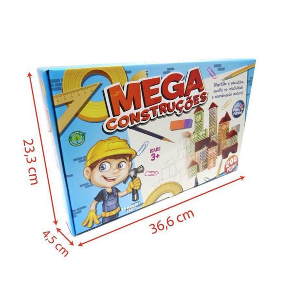 Imagem de Mega Construção (200 peças) Pais e Filhos