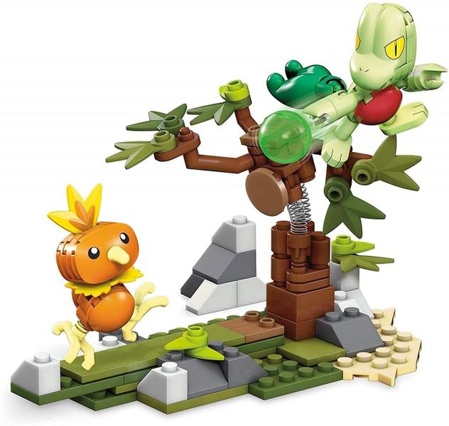 Mega Construx Pokémon Chikorita Vs. Treecko Imagem de Mega Construx Pokémon Chikorita Vs. Treecko