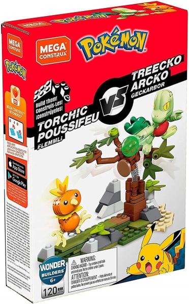 Mega Construx Pokémon Chikorita Vs. Treecko Imagem de Mega Construx Pokémon Chikorita Vs. Treecko