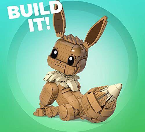 Imagem de Mega Construx Pokemon Eevee Gigante com Ação de Batalha