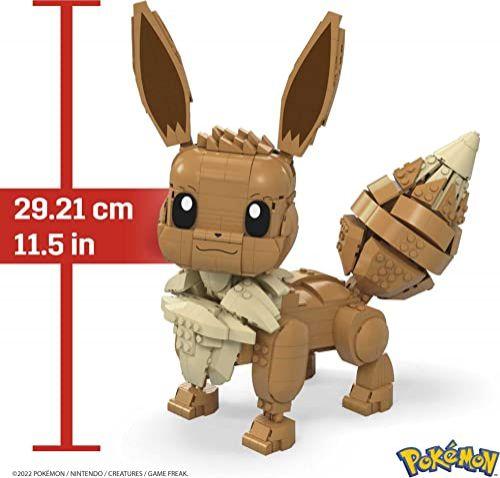 Imagem de Mega Construx Pokemon Eevee Gigante com Ação de Batalha