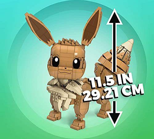 Imagem de Mega Construx Pokemon Eevee Gigante com Ação de Batalha