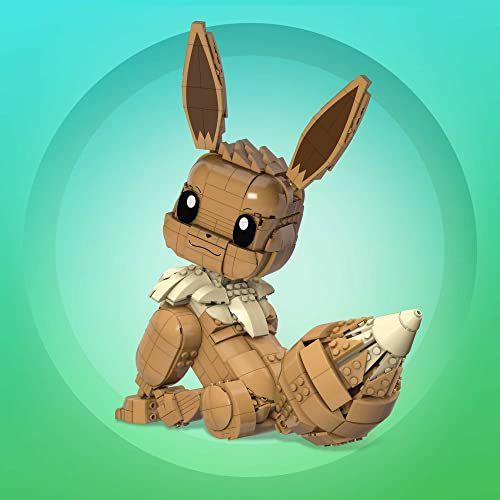 Imagem de Mega Construx Pokemon Eevee Gigante com Ação de Batalha