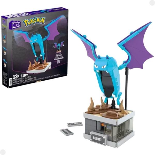 Imagem de Mega Construx Pokemon Miniatura Do Golbat Com Movimento HTH72 - Mattel