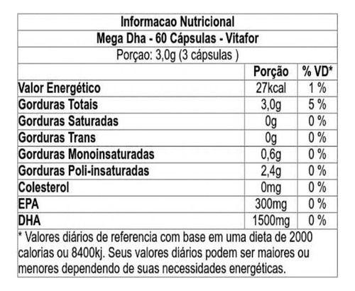 Imagem de Mega Dha 60 Capsulas Vitafor