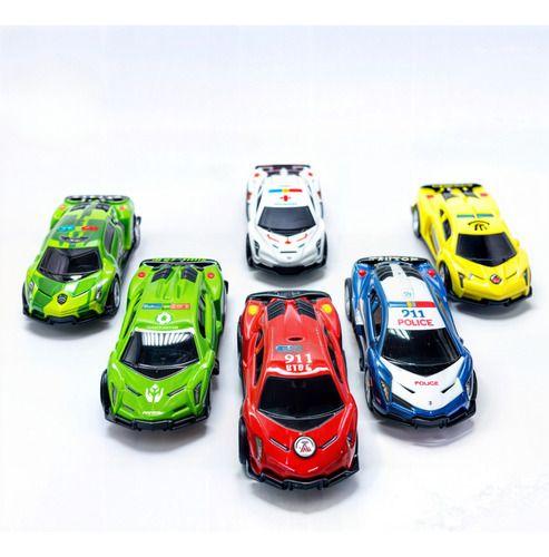 Imagem de Mega Kit 6 Carrinhos De Fricção Racing Estilo Hot Wheels Top