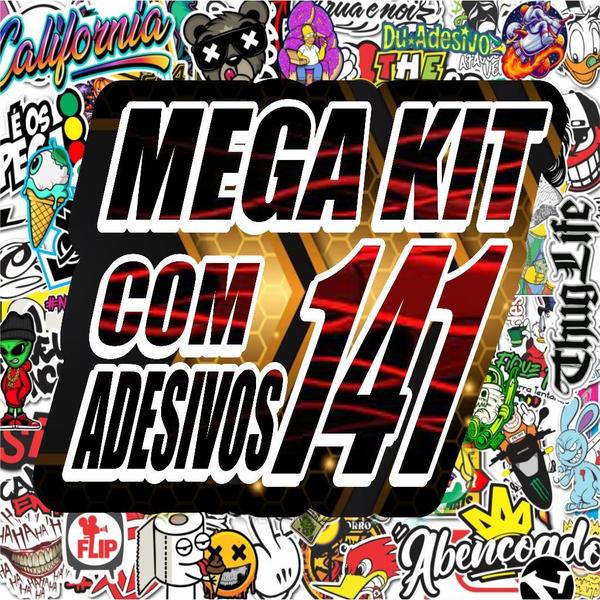 Imagem de Mega Kit com 141 adesivos Para Moto Bike Cap Carro Boa Resolução