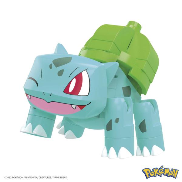 Imagem de Mega Pokemon Bulbasaur's Forest Trek Building Set com 82 tijolos compatíveis e peças se conectam com outros mundos, conjunto de presentes de brinquedo para maiores de 7 anos