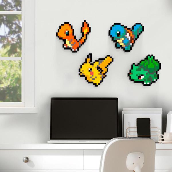 Imagem de Mega Pokémon Construção Pixel Art Pikachu Hth74 - Mattel