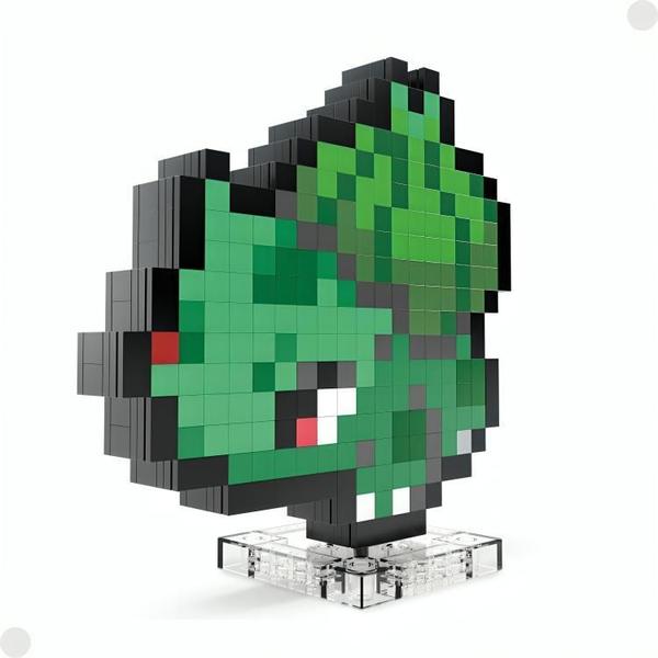 Imagem de Méga Pokémon Jogo De Construção Bulbasaur Pixel Hth75 Mattel