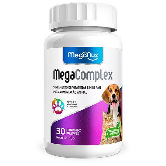 Imagem de Megacomplex - multivitaminico de a-z 500mg 30 comp - meganux