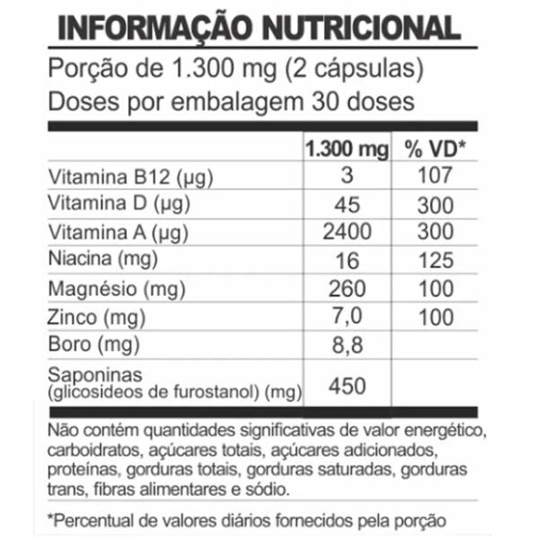 Imagem de Megalodon Pro Hormonal Mansão Maromba 60 Cápsulas 39g Shark Pro