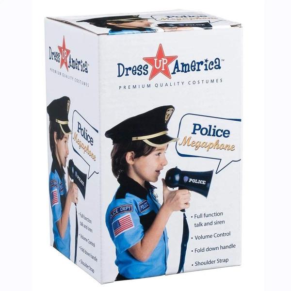 Imagem de Megaphone Dress Up America Police Officer Blue Kids