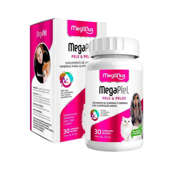 Imagem de MegaPiel 750mg 30 comprimidos - MegaNux