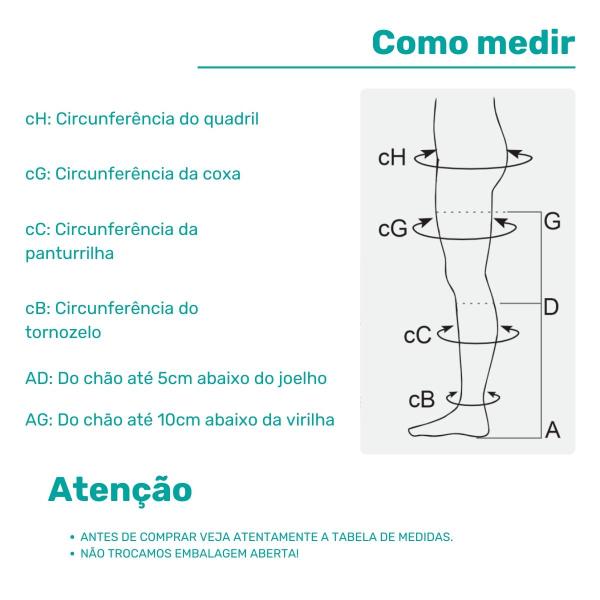 Imagem de Meia 3/4 Jobst Relief  Compressão 15-20 mmHg - Bege