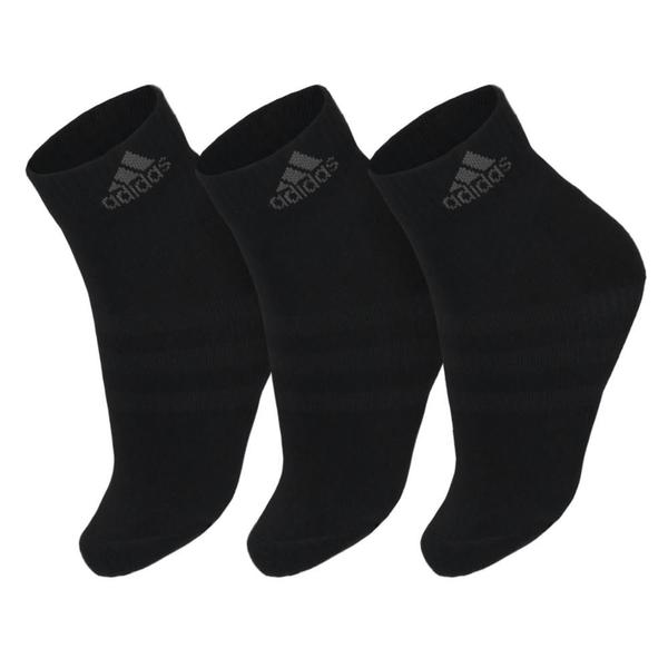 Imagem de Meia Adidas SPW ANK 35 ao 37 - Pack com 03 unidades Preta e Cinza